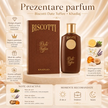 Parfum Extract De Parfum Khadlaj Biscotti Date Toffee 100 ml - Img 3