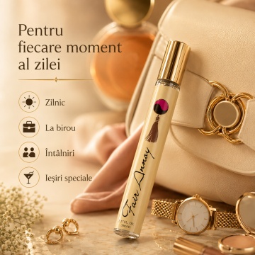 Parfum Fair Annoy 35 ml, Apă de Parfum Damă, Aromă Oriental Florală Caldă și Feminină, Format Compact, Note de Cocos, Ylang-Ylang, Piersică, Portocală, Iasomie, Gardenie, Trandafir, Vanilie, Ambră și Mosc - Img 7