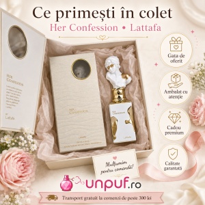 Parfum Her Confession Lattafa 100 ml, Apă de Parfum Damă, Aromă Floral Lemnos Mosc, Note de Scorțișoară, Mystikal, Iasomie, Tuberoză, Tămâie, Tonka, Mosc și Vanilie - Img 7