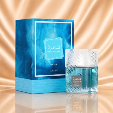 Parfum Khamrah Waha Lattafa 100 ml, Apă de Parfum Unisex, Aromă Acvatică Proaspătă