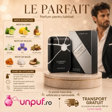 Parfum Le Parfait Pour Homme Armaf 100 ml, Apa De Parfum, Barbati - Img 9
