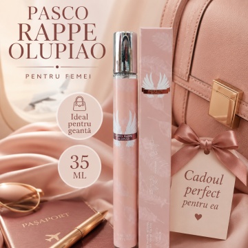 Parfum Pasco Rappe Olupiao 35 ml, Apă de Parfum Damă, Aromă Vanilată Sărată, Florală și Marină, Format Compact, Note de Iasomie de Apă, Mandarină Verde, Floare de Ghimbir, Vanilie, Sare, Cashmeran, Ambergris și Lemn de Santal - Img 6