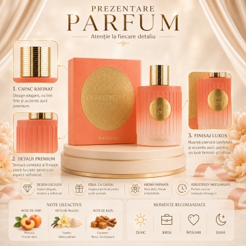 Parfum Peach Velvet Extrait de Parfum 100ml, tip arăbesc, Damă - Img 3