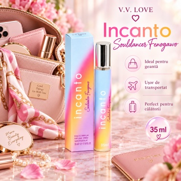 Parfum pentru femei Si V.V. Love, Apa de Parfum, 35 ml, aroma fructata lemnoasa, coacaze negre, frezie, mandarina, bergamota, trandafir de mai, neroli, vanilie, paciuli si ambroxan - Img 2