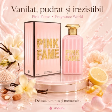 Parfum Pink Fame Fragrance World 100 ml, Apa De Parfum, Femei - Img 8