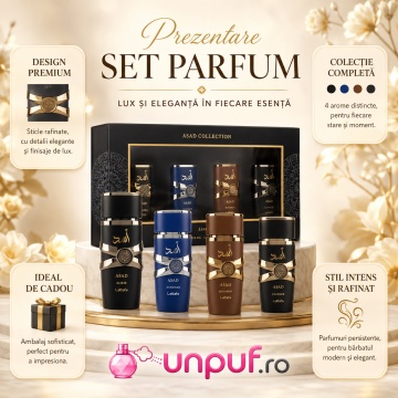 Parfum Set Lattafa Asad 4 X 25 ml, Bărbat - Img 2