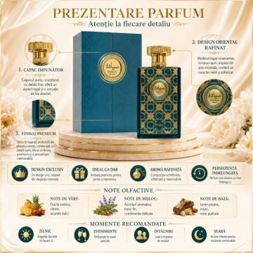 Parfum Siada Regal Eau de Parfum 100ml, tip arăbesc, Unisex, Damă, Bărbat - Img 3