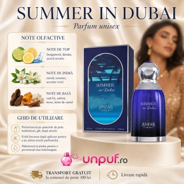 Parfum Summer in Dubai Extrait de Parfum 100ml, tip arăbesc, Unisex, Damă, Bărbat - Img 9