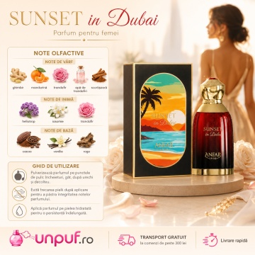 Parfum Sunset in Dubai Extrait de Parfum 100ml, tip arăbesc, Unisex, Damă, Bărbat - Img 9
