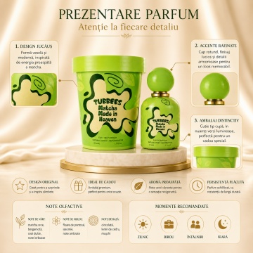 Parfum Tubbees Matcha Made In Heaven Edp 50 ml - Img 3