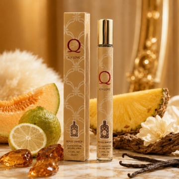 Parfum Unisex Arăbesc Royal Amber 35 ml V.V. Love, Apă de Parfum, Inspirat de Royal Amber Orientica Premium, Aromă Dulce Fructată și Ambrată cu Bergamotă, Note Verzi, Pepene Galben, Ananas, Ambră, Mosc, Note Lemnoase și Vanilie - Img 5