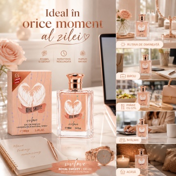 Parfum V.V. Love Royal Sweety, Apă de Parfum Damă, 100 ml, Inspirat din Olympéa Rabanne - Img 4