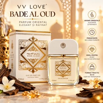Parfum VV Love Bader Al Oud, Eau de Parfum, 35 ml, Unisex, Aroma Orientala, Lemnoasa si Ambrata - Img 2