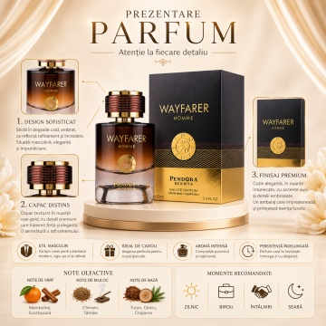 Parfum Wayfarer Homme Pendora Scents 100 ml, Apa De Parfum, Barbati - Img 3