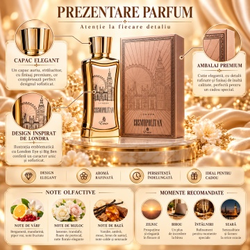 Paris Corner Emir Cosmopolitan London – Parfum EDP 100 ml, bărbați - Img 3