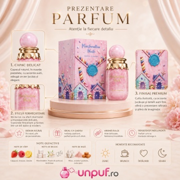Paris Corner Marshmallow Blush – Parfum EDP 50 ml, damă - Img 3