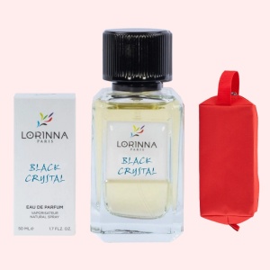 Set Apă de Parfum Lorinna Paris Parfum Black Crystal, 50 ml, de Damă si Gentuță Parfumuri