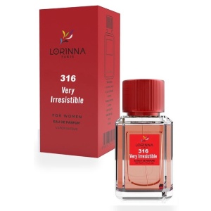 Set Apă de Parfum Lorinna Paris Parfum Very Irresistible, de Damă, 50 ml si Gentuță Parfumuri - Img 3