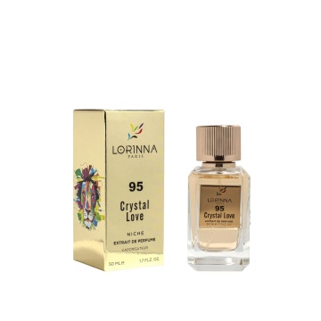 Set Extract de Parfum Lorinna Paris Parfum Crystal Love, Femei, 50 ml, Gentuta Parfumuri - Img 2