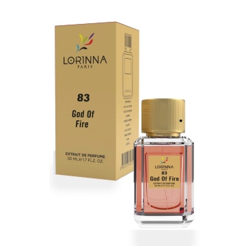 Set Extract de Parfum Lorinna Paris Parfum God of Fire, Femei, 50 ml, Gentuta Parfumuri - Img 2