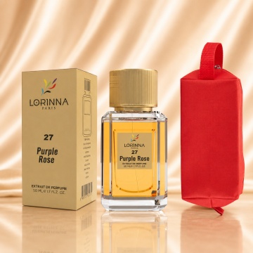 Set Extract de Parfum Lorinna Paris Parfum Purple Rose, 50 ml, Unisex Damă Bărbat si Gentuță Parfumuri