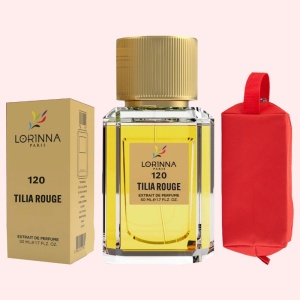 Set Extract de Parfum Lorinna Paris Parfum Tilia Rouge, Unisex Damă Bărbat, 50 ml si Gentuță Parfumuri