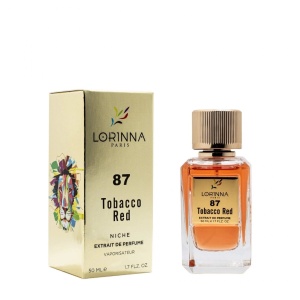 Set Extract de Parfum Lorinna Paris Parfum Tobaco Red, Unisex Damă Bărbat, 50 ml si Gentuță Parfumuri - Img 3
