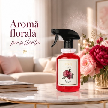 Spray Odorizant Loris Pafum Bouquet, 500 ml, pentru Cameră, Hol, Baie și Auto, Aromă Florală Persistentă - Img 2