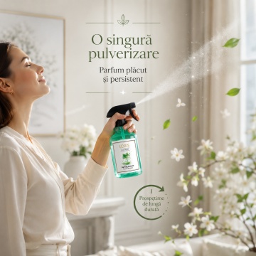 Spray Odorizant Loris Pafum Spring Breeze, 500 ml, pentru Cameră, Hol, Baie și Auto, Aromă Fresh de Primăvară - Img 7