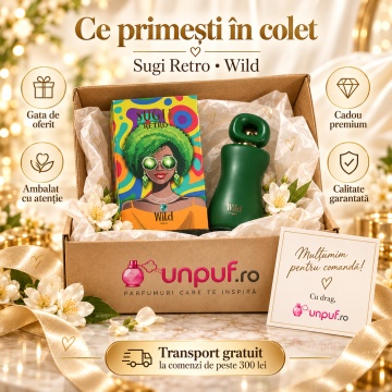 Wild Suger Retro Aro-Fac parfum damă ,Floral – Fructat – Lemnos, EDP, 100 ml - Img 4