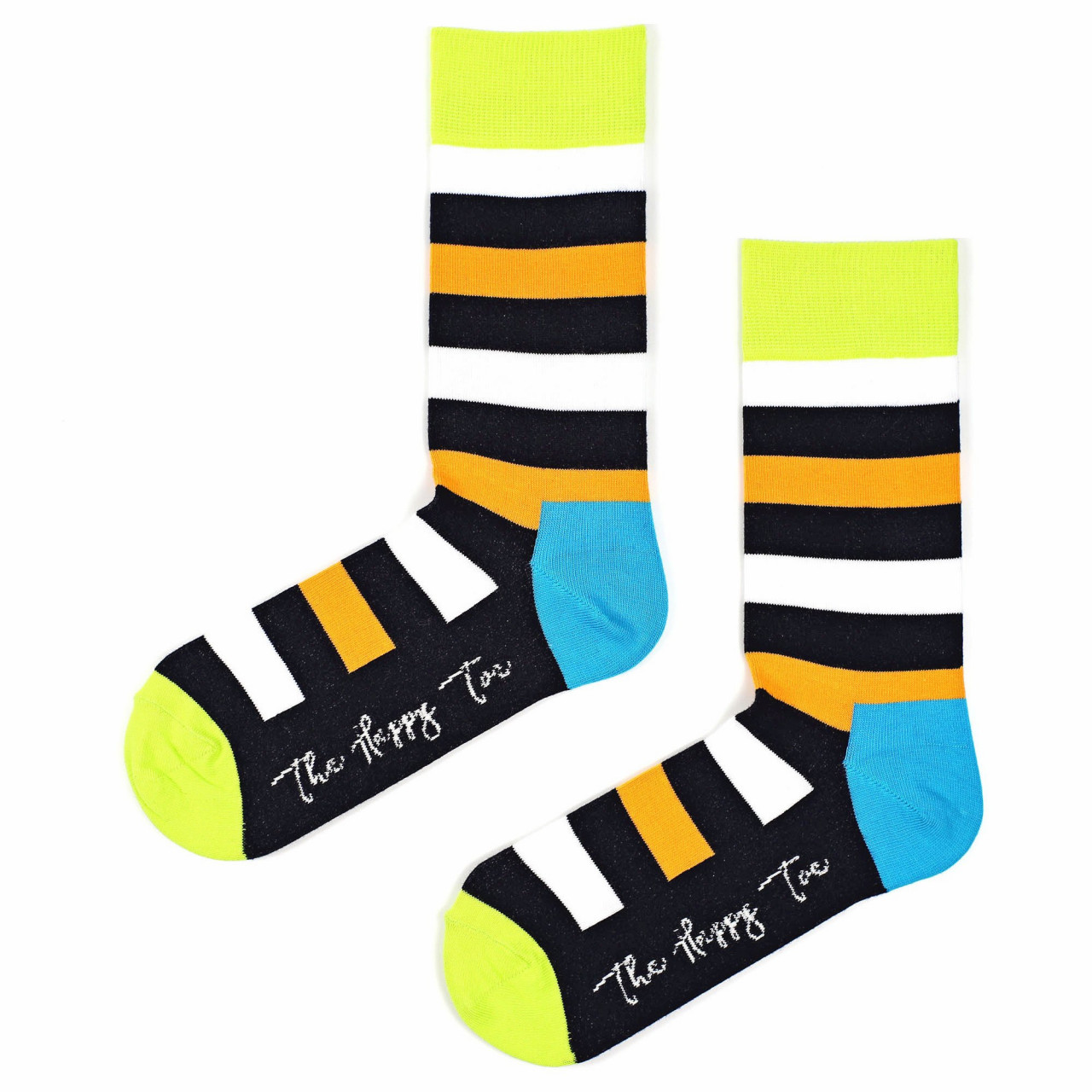 Sosete vesele cu model Just Stripes - Bright
