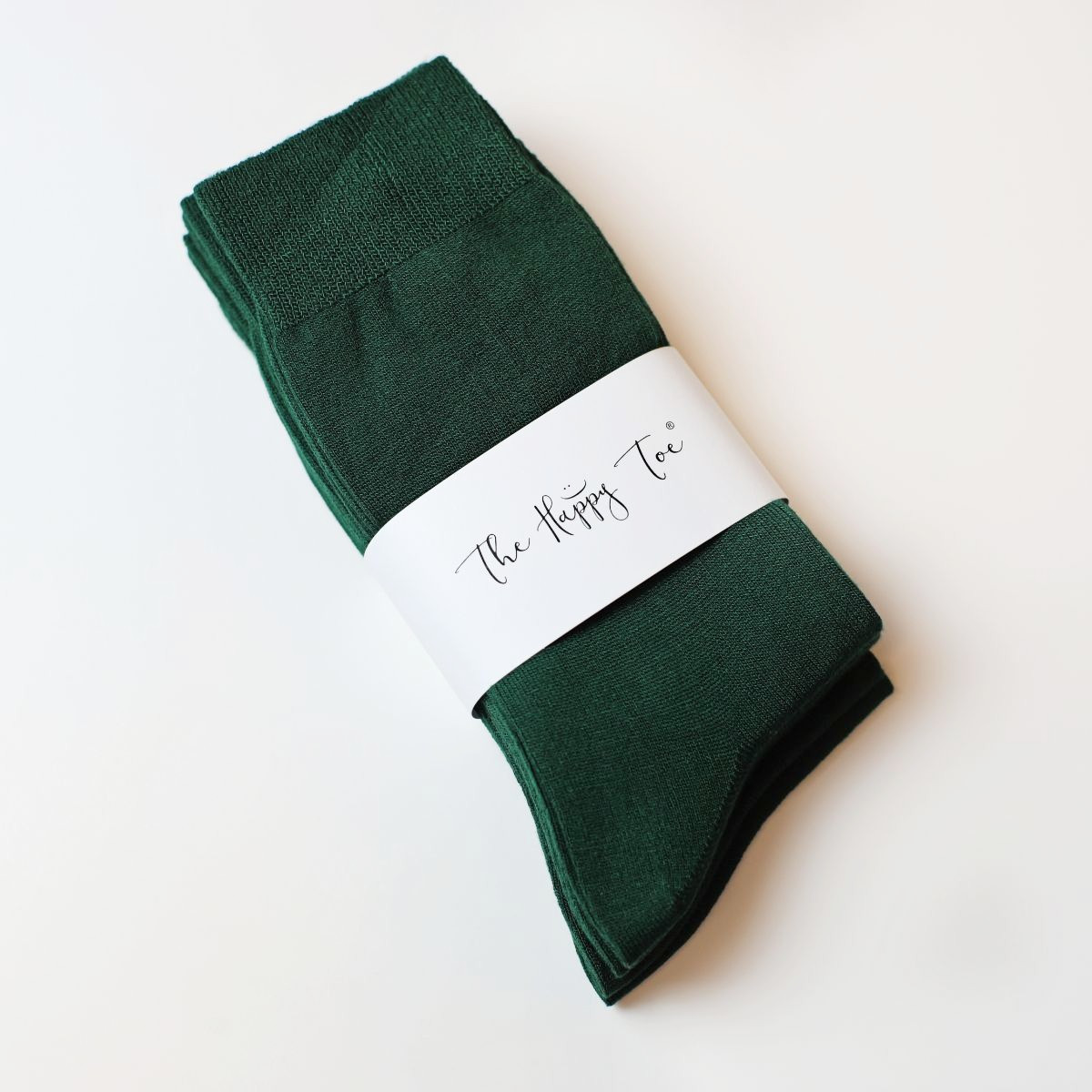Set Șosete extra fine din bambus, 2 perechi, culoare Verde