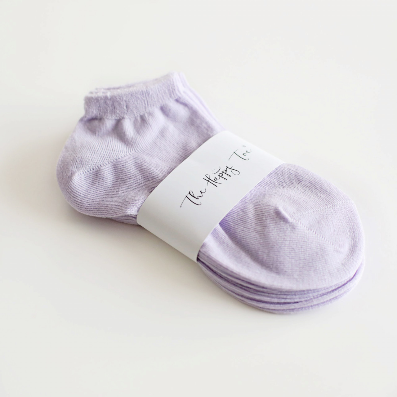Set 5 perechi Sosete scurte lila extra fine din bambus