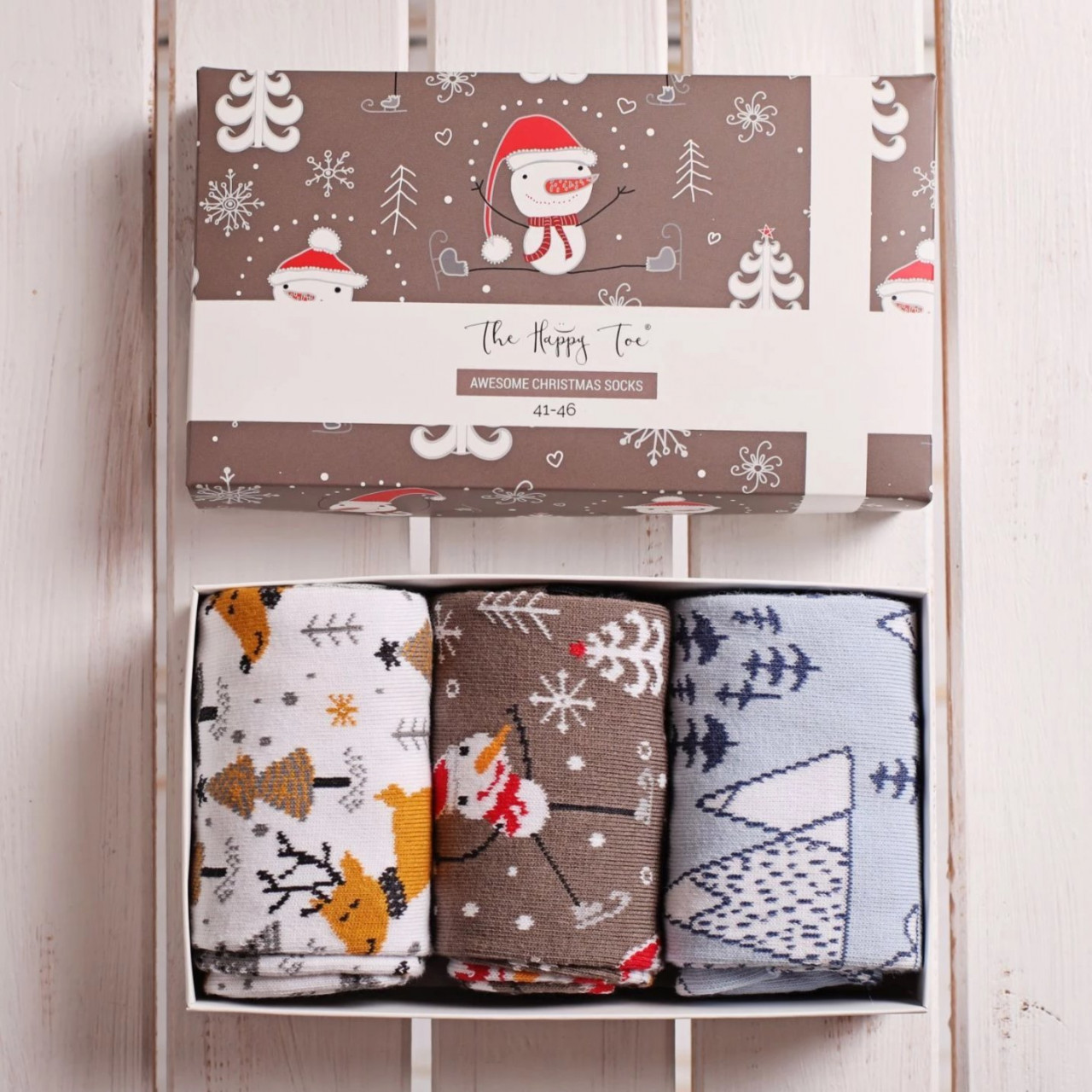 Set Cadou 3 Perechi de Sosete - Winter Wonderland - Editie limitata