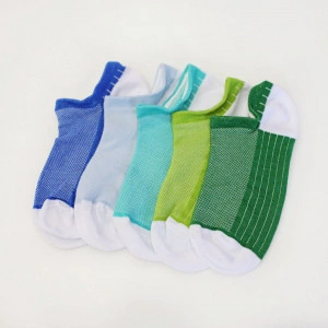 Set 5 perechi Sosete foarte scurte tip talpici multicolor 2 - Img 5