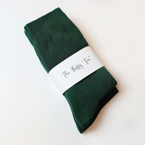 Set Șosete extra fine din bambus, 2 perechi, culoare Verde