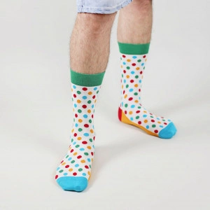 Șosete vesele cu model Rainbow Dots - Img 6