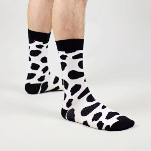 Șosete vesele cu model Black Spots