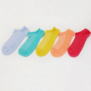 Set 5 perechi Sosete foarte scurte tip talpici multicolor 1