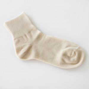 Set Șosete scurte Relax, 2 perechi, culoare Crem