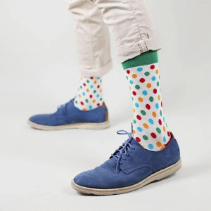 Șosete vesele cu model Rainbow Dots - Img 7