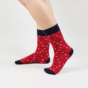 Șosete vesele cu model Small Dots - Grena