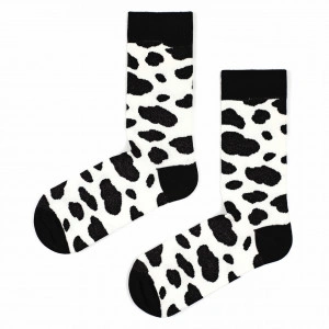 Șosete vesele cu model Black Spots