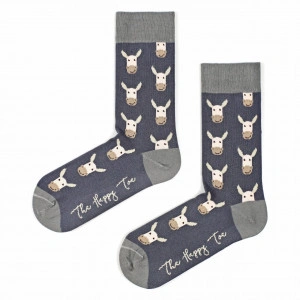 Sosete vesele cu model Double Donkey