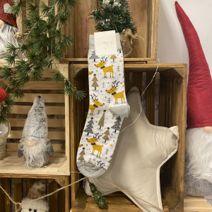Șosete vesele Winter Wonderland - Reni, marime 41-46