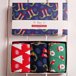 Set Cadou 3 Perechi de Sosete - Classy Christmas - Editie limitata