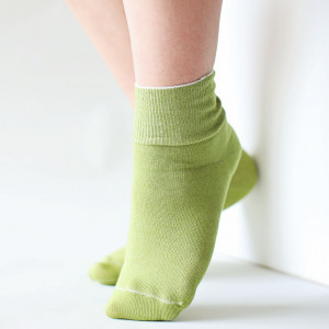 Set Șosete scurte Relax, 2 perechi, culoare Verde