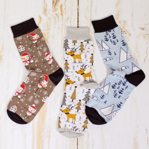 Set Cadou 3 Perechi de Sosete - Winter Wonderland - Editie limitata