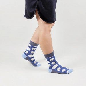 Șosete vesele cu model Flying Rams - Dark Blue - Img 6