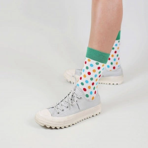 Șosete vesele cu model Rainbow Dots - Img 5